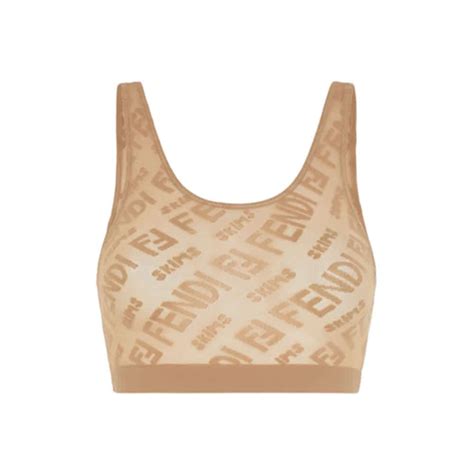 fendi bralette|fendi x skims news.